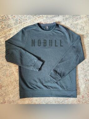NOBULL Men's Crewneck Sweatshirt - Charcoal Blue